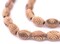 The Bead Chest Carved Oval Olive Wood Beads from Bethlehem (12x8mm)